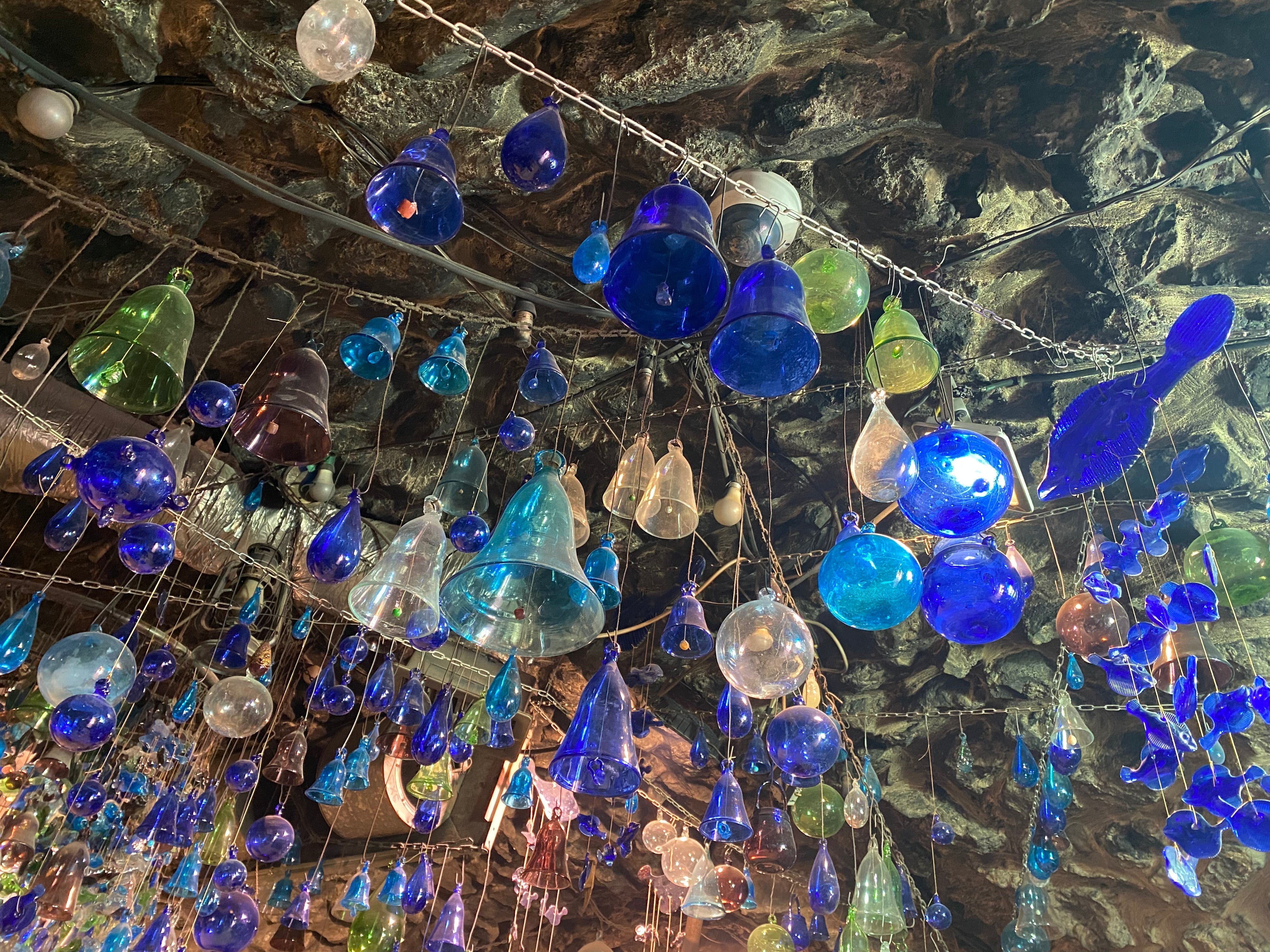 recycled glass Christmas decorations Bethlehem Baubles glass blowing studio Hebron